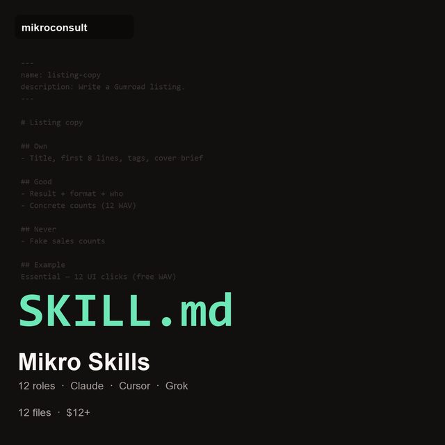 Skills